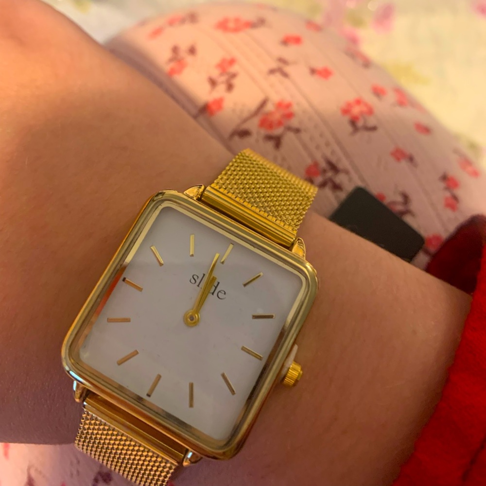 Slide Jewelry Limited Edition Watch (18k yellow gold plated stainless steel)